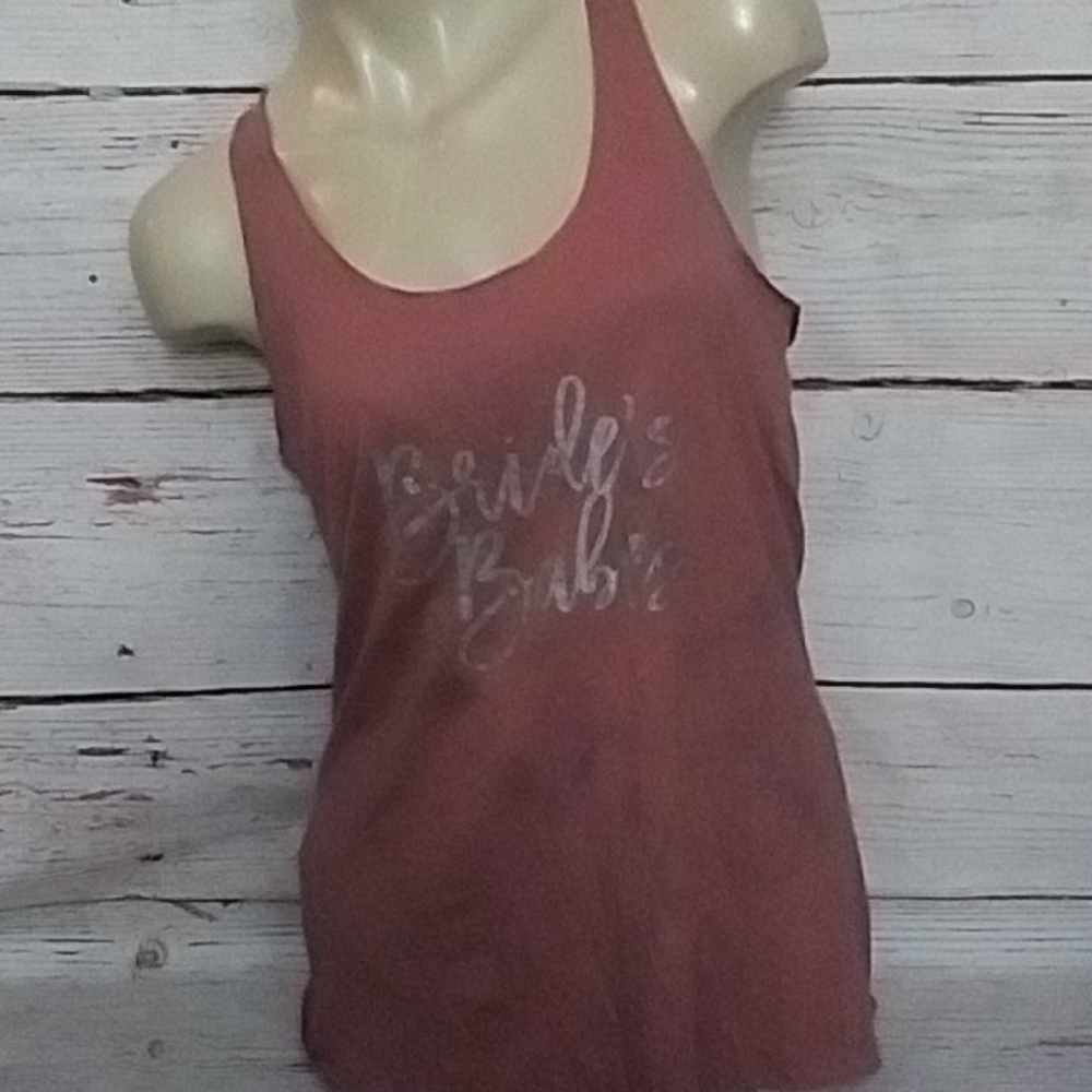 Tie dye brides babe tank